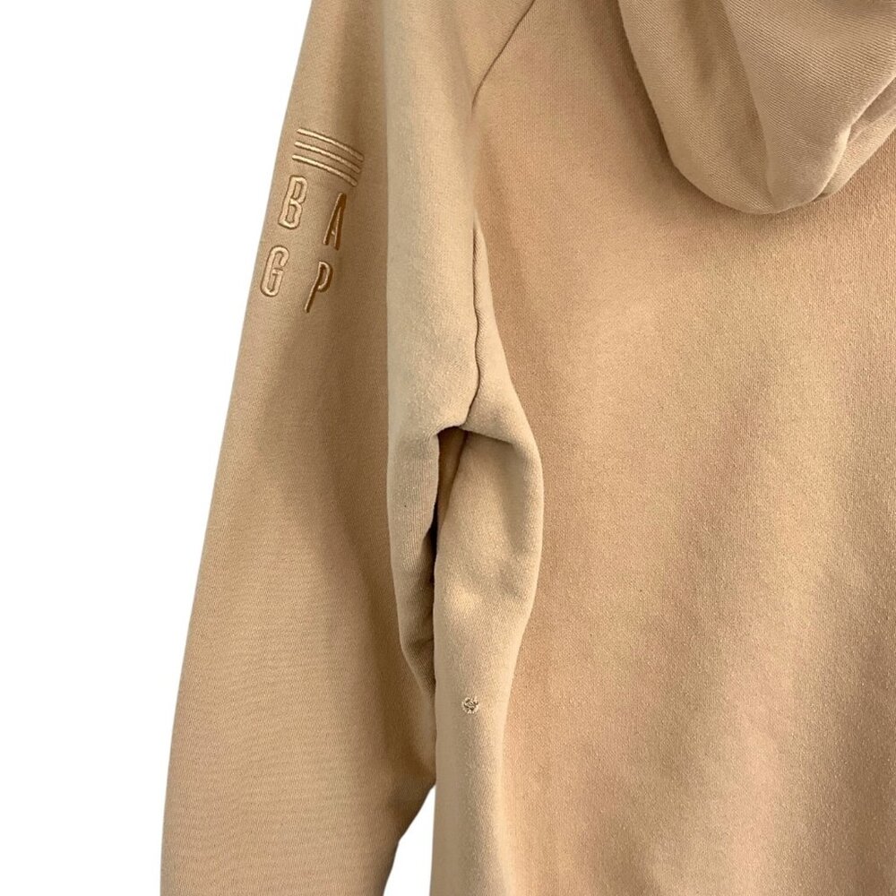 Be A Good Person BAGP Hoodie Sweatshirt Beige *FLAW* Size Medium M Unisex - Picture 6 of 8